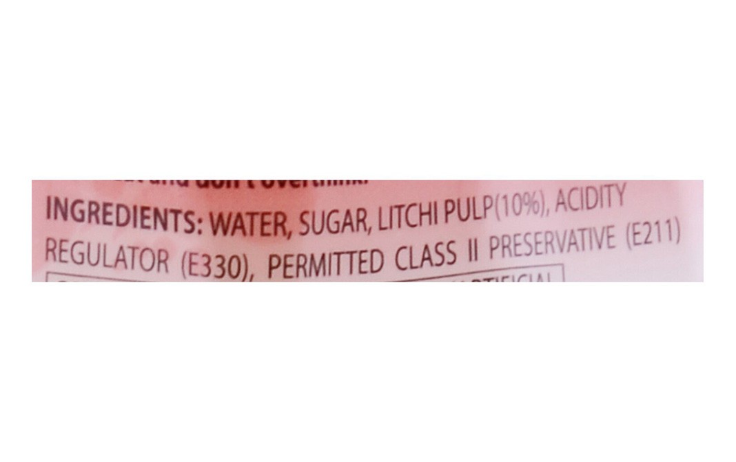 Tasty Treat Litchi Fruit Drink    Plastic Bottle  2 litre